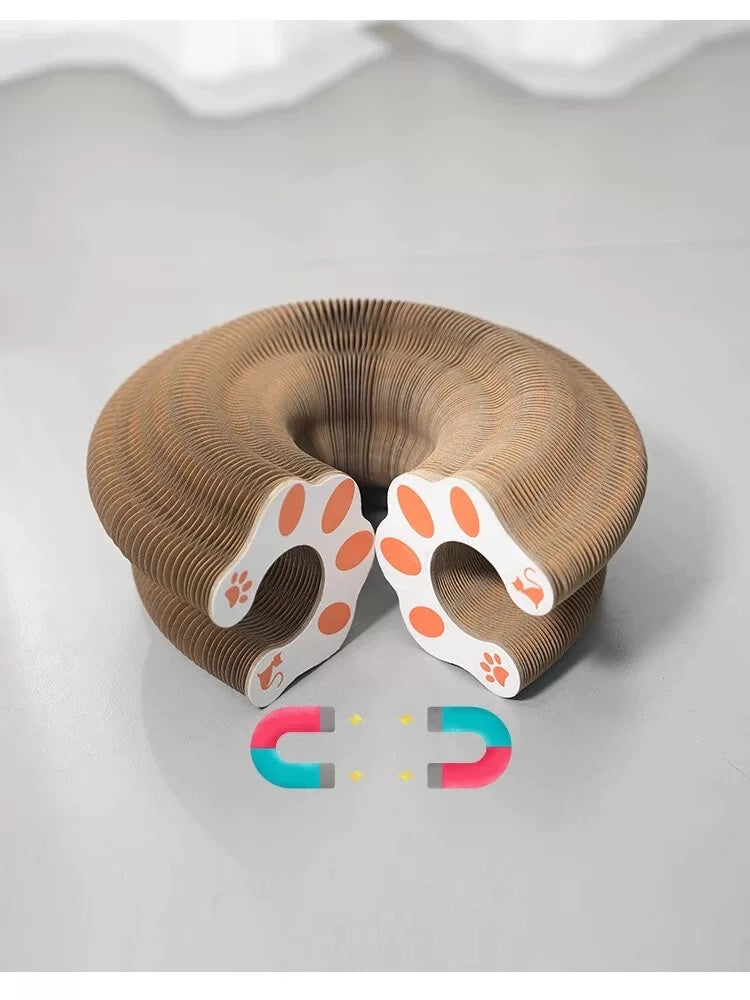 Folding Cat Scratcher – Foldable Interactive Toy