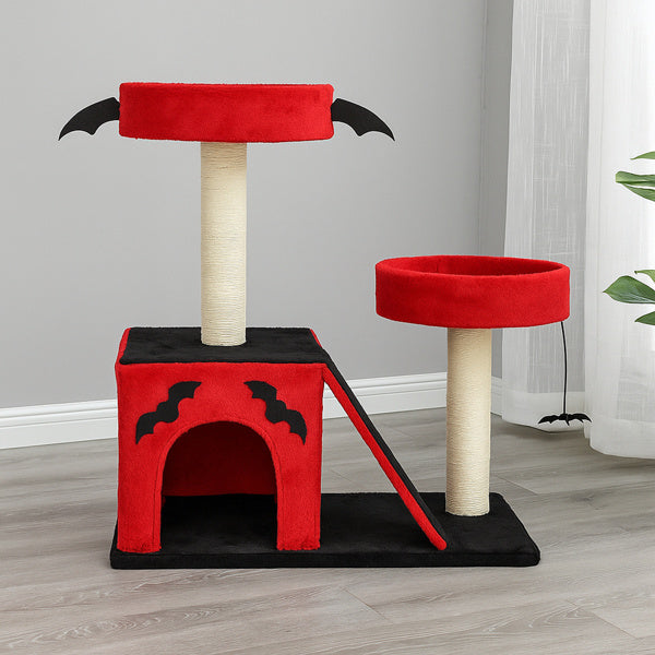 Halloween Cat Climbing Frame Gothic Cat Tree