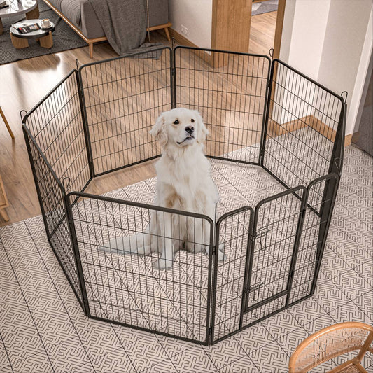 Dog Playpen | Outdoor Dog Fence & Kennel for Large Dogs