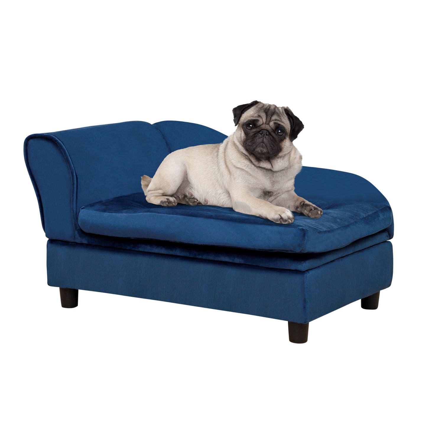 Luxury Small Dog Bed – Hidden Storage Included