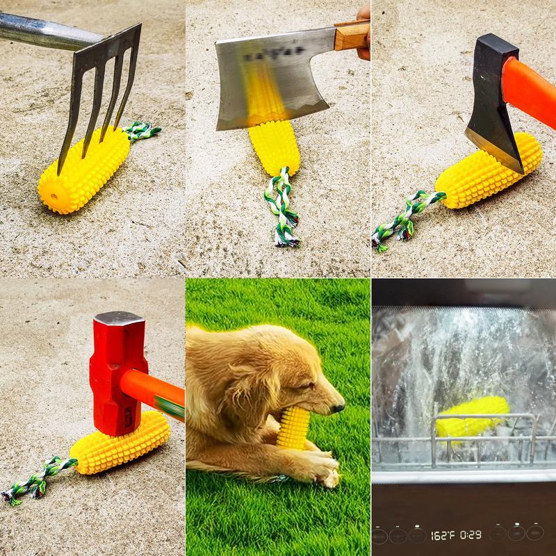 PROKEl Squeaky Corn Stick Chew Toy