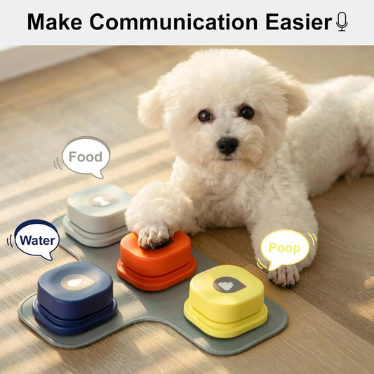 Dog Talking Buttons with Mat – Train Your Dog