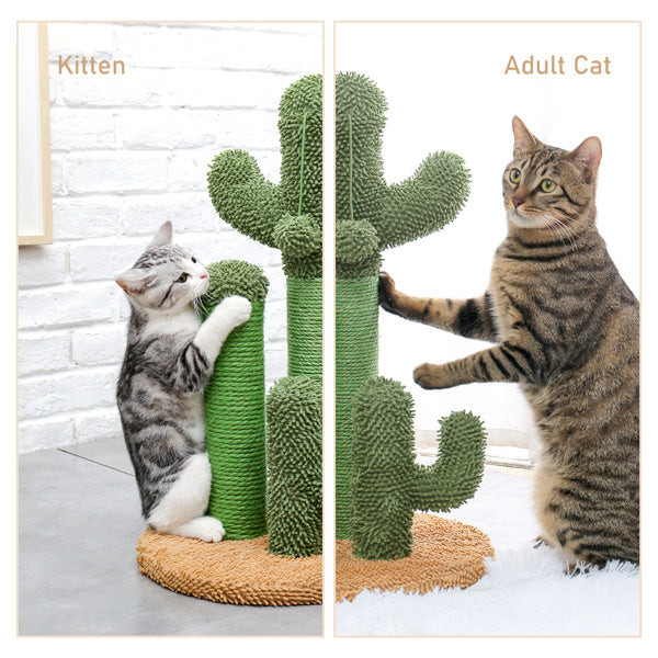 Vibrant Scratching Pillar for Cats