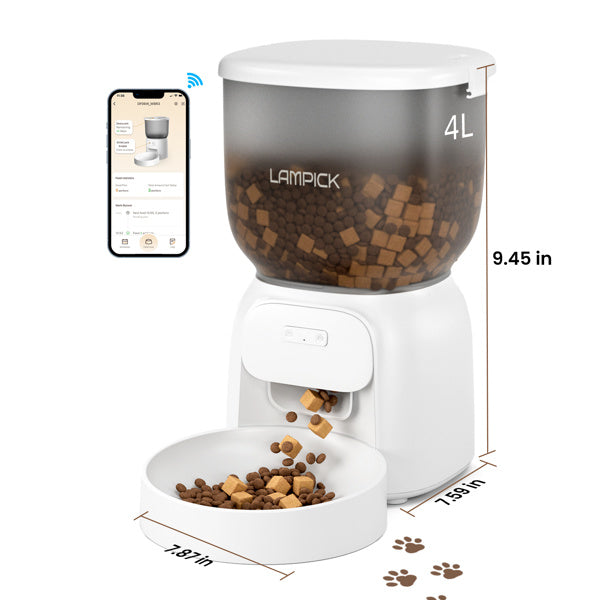 Automatic Cat Feeder - WiFi Cat Food Dispenser With APP Control