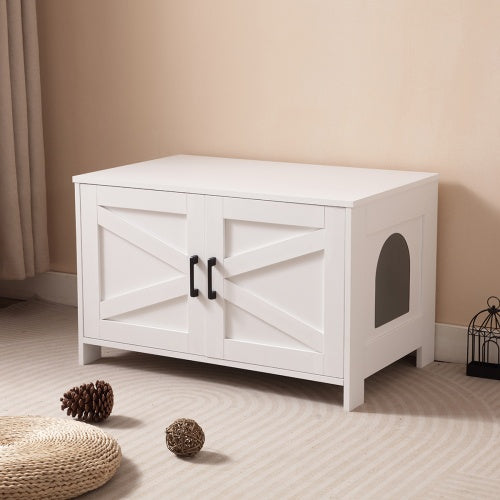Hidden Cat Litter Box Enclosure
