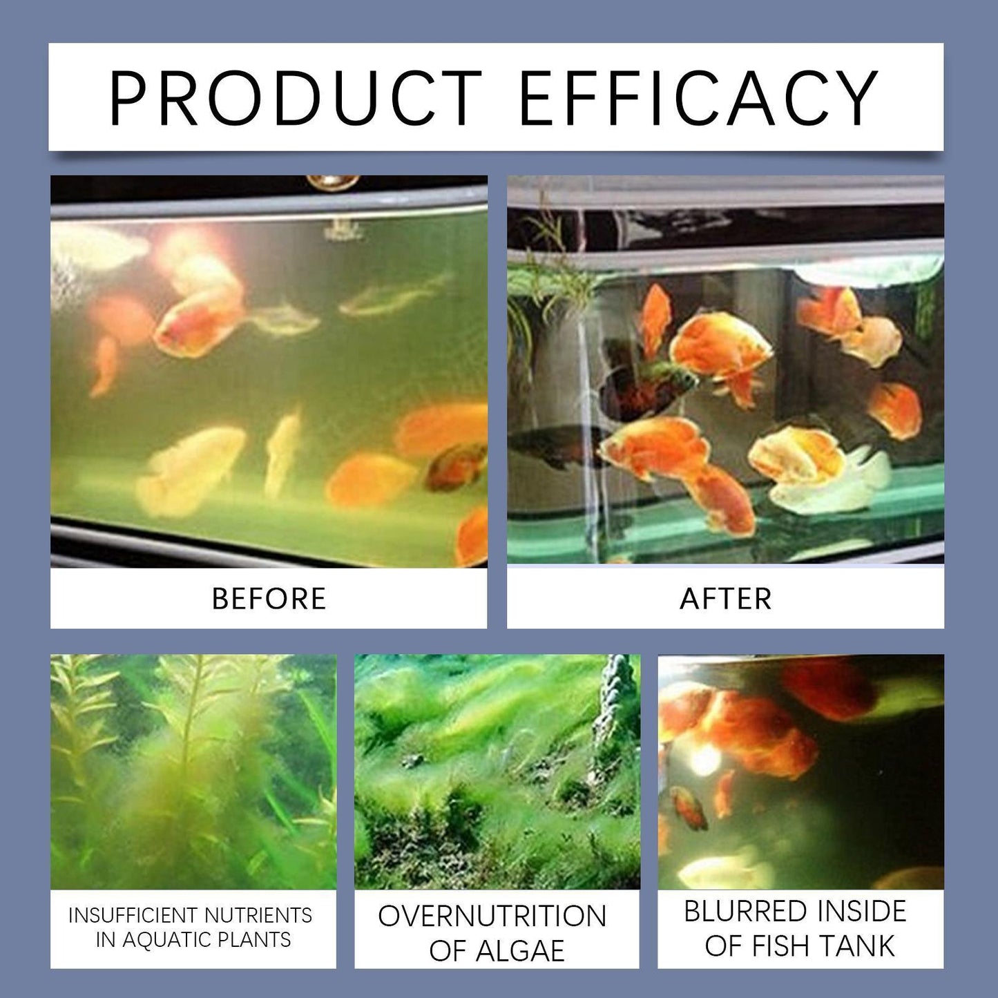 Yebang Aquarium Water Clarifier – Tank Cleaner & Decontaminator