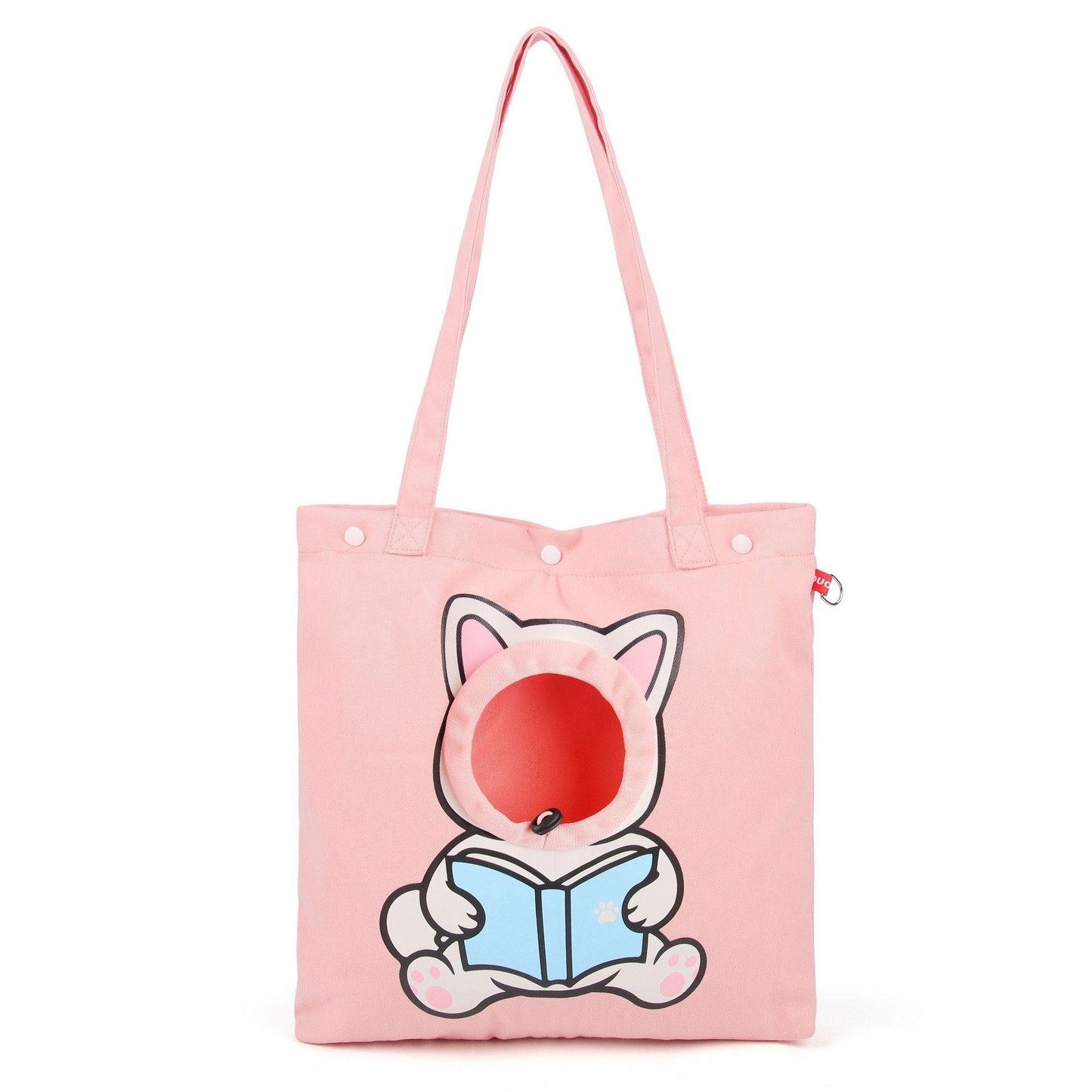 Pet Canvas Shoulder Bag – Cute Animal Shaped Carrier for Cats & Dogs