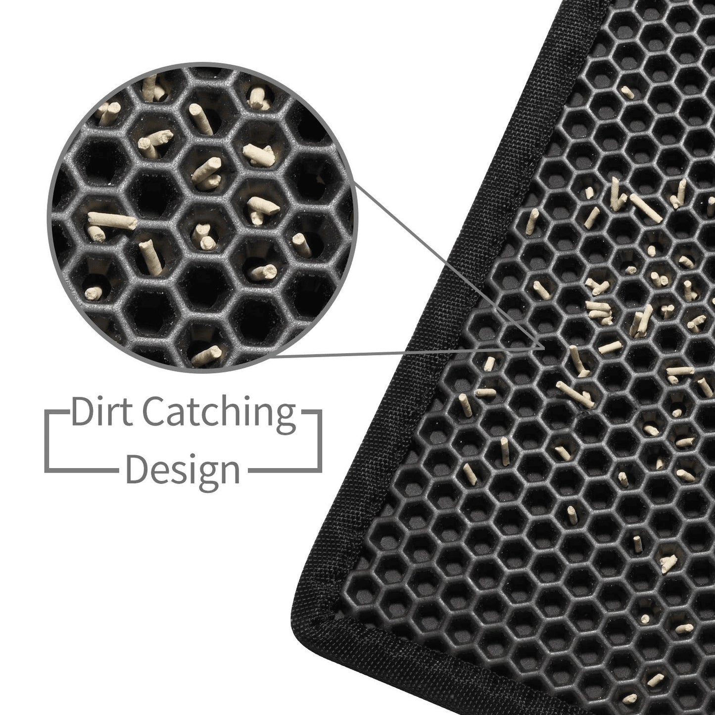 Waterproof Honeycomb Cat Litter Mat