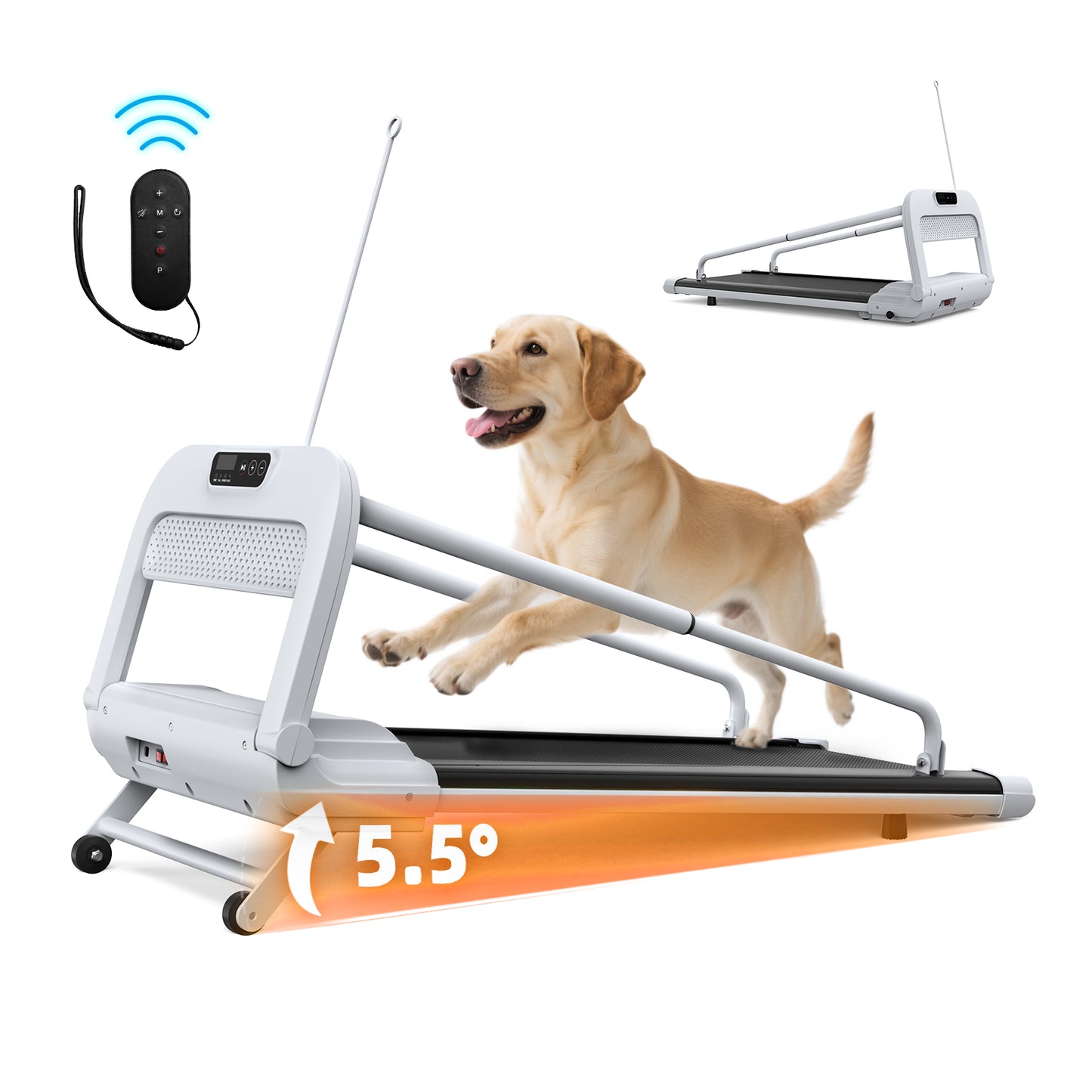 Quiet Smart Pet Treadmill – Adjustable Speed for Small & Medium Dogs