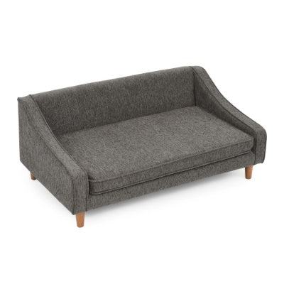 Durable Elevated Dog Sofa Bed with Modern Armrest – Soft & Comfortable