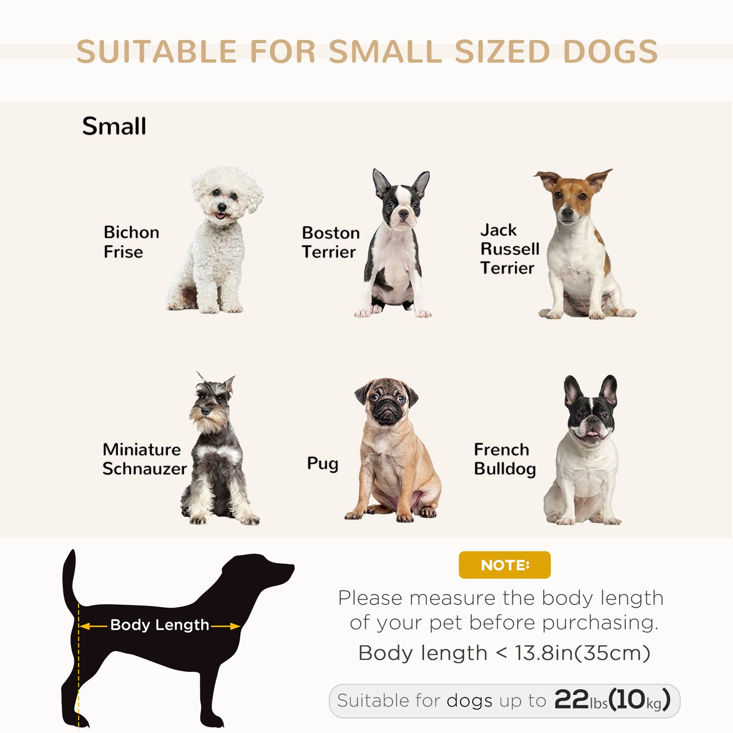 Luxury Small Dog Bed – Hidden Storage Included