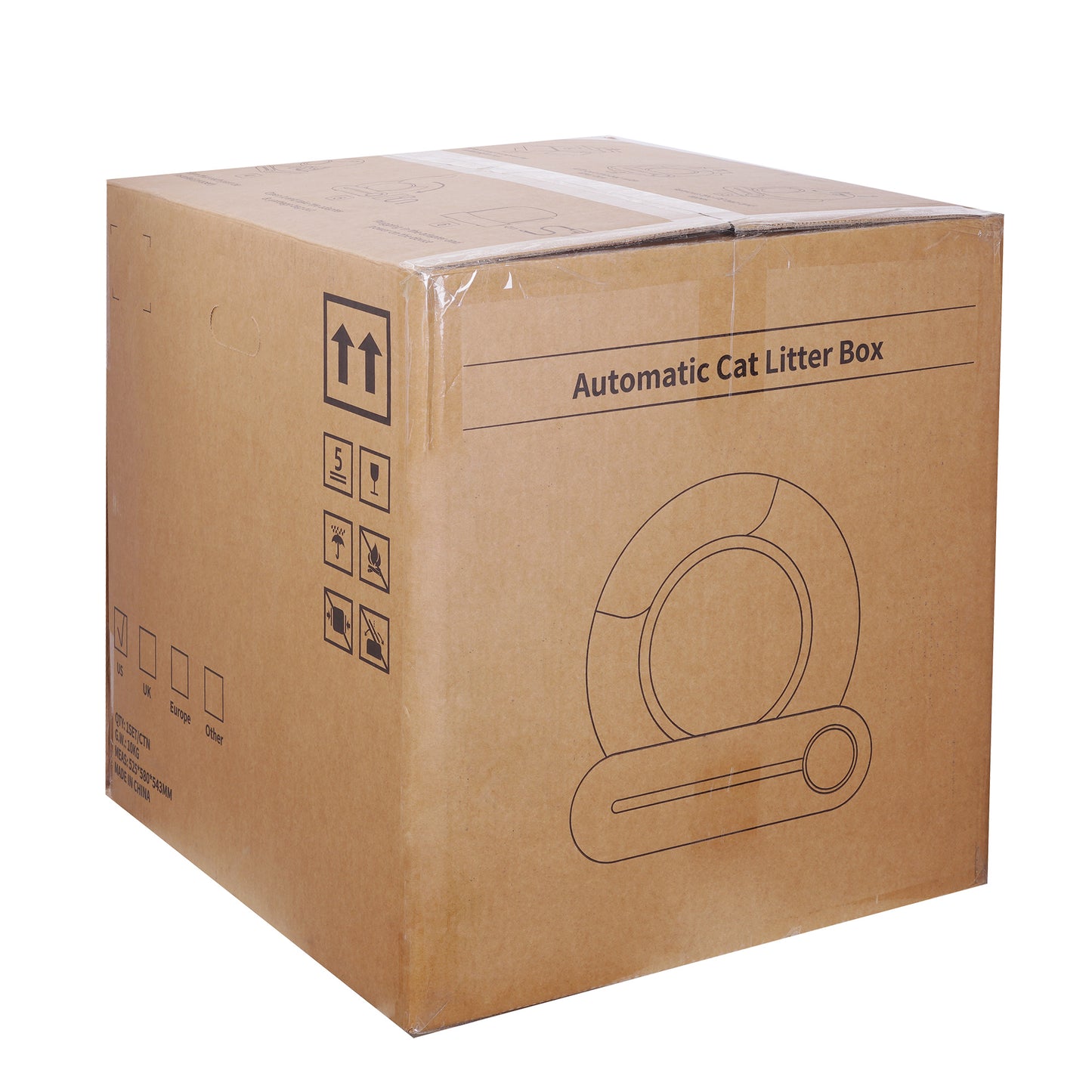 Auto Self-Clean Litter Box with WiFi and Deodorizer
