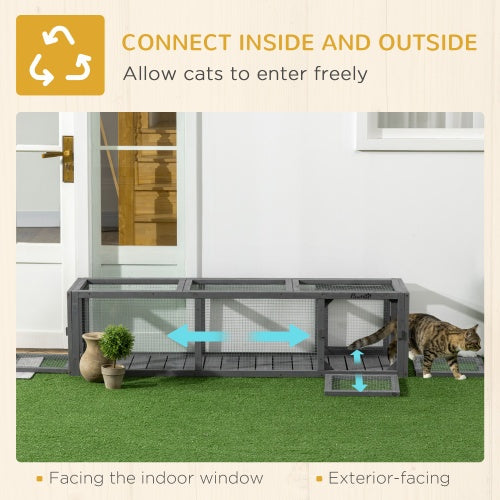 PawHut Outdoor Cat Tunnel
