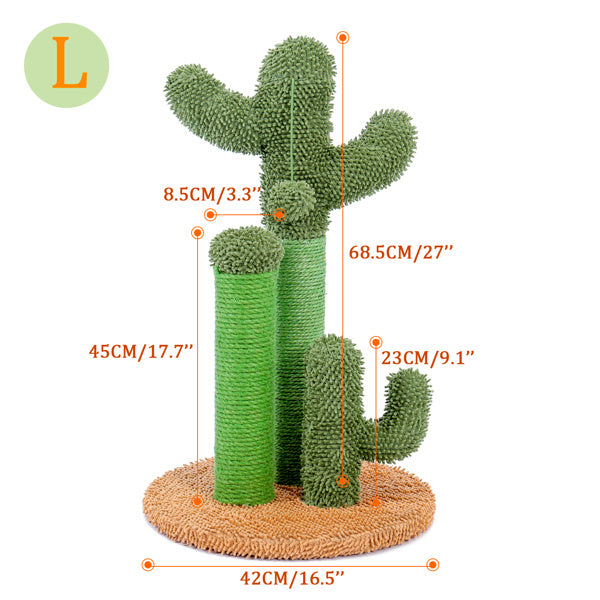 Vibrant Scratching Pillar for Cats