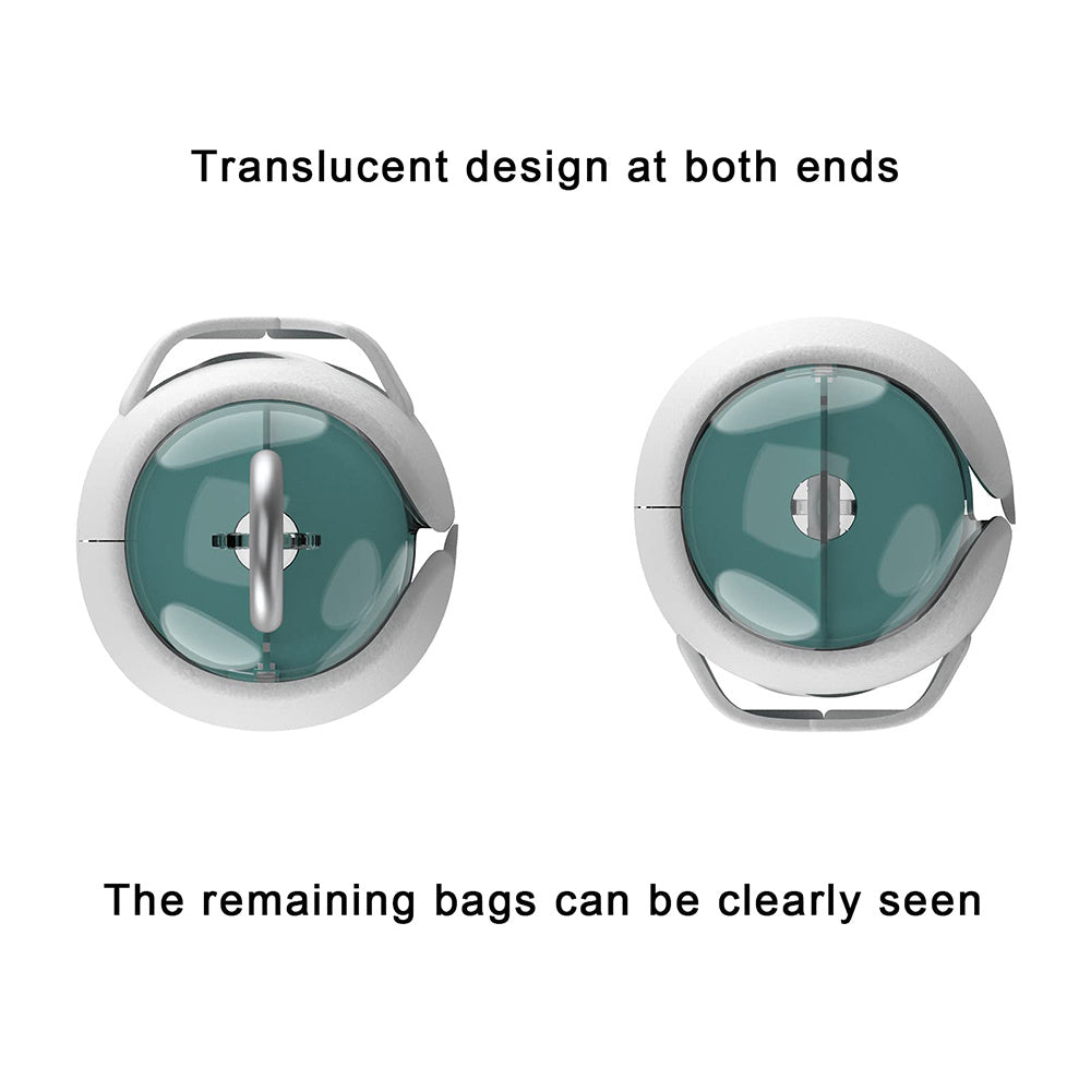 Dog Poop Bag Holder & Dispenser with Leash Attachment – Space Capsule Design