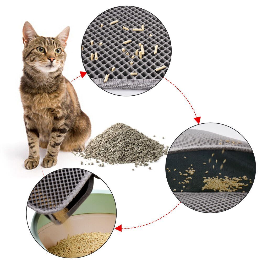 Waterproof Honeycomb Cat Litter Mat