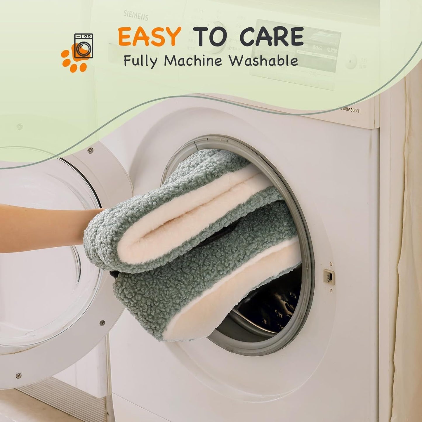 Mewoo Washable Pet Bed For Cats & Small Dogs