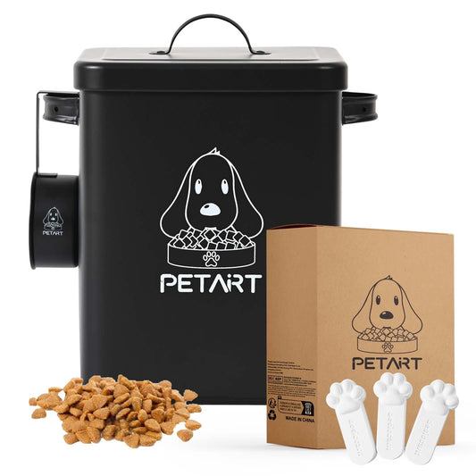 Dog Food Storage Container with Spoon & Desiccant
